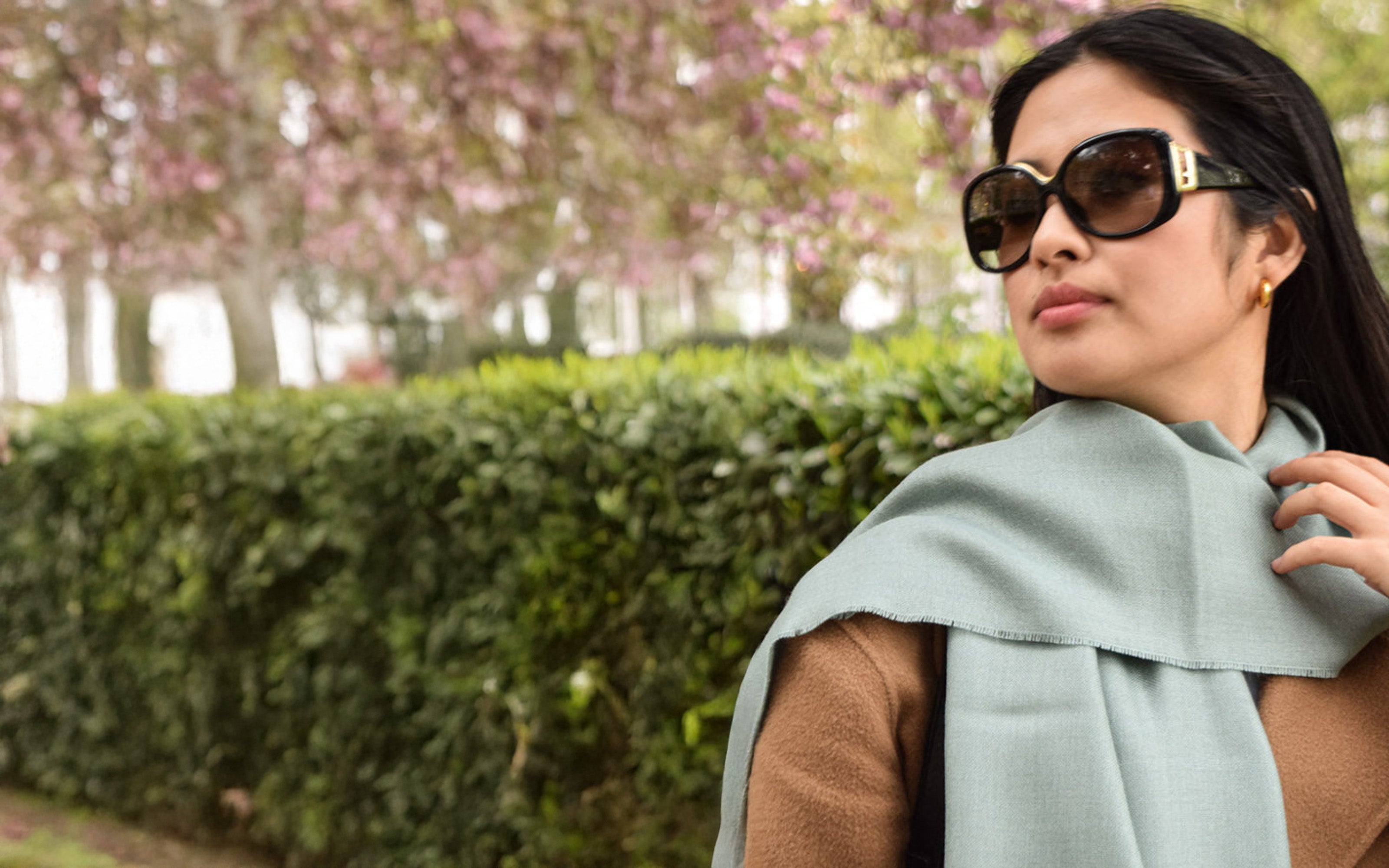 Frost Green Pashmina