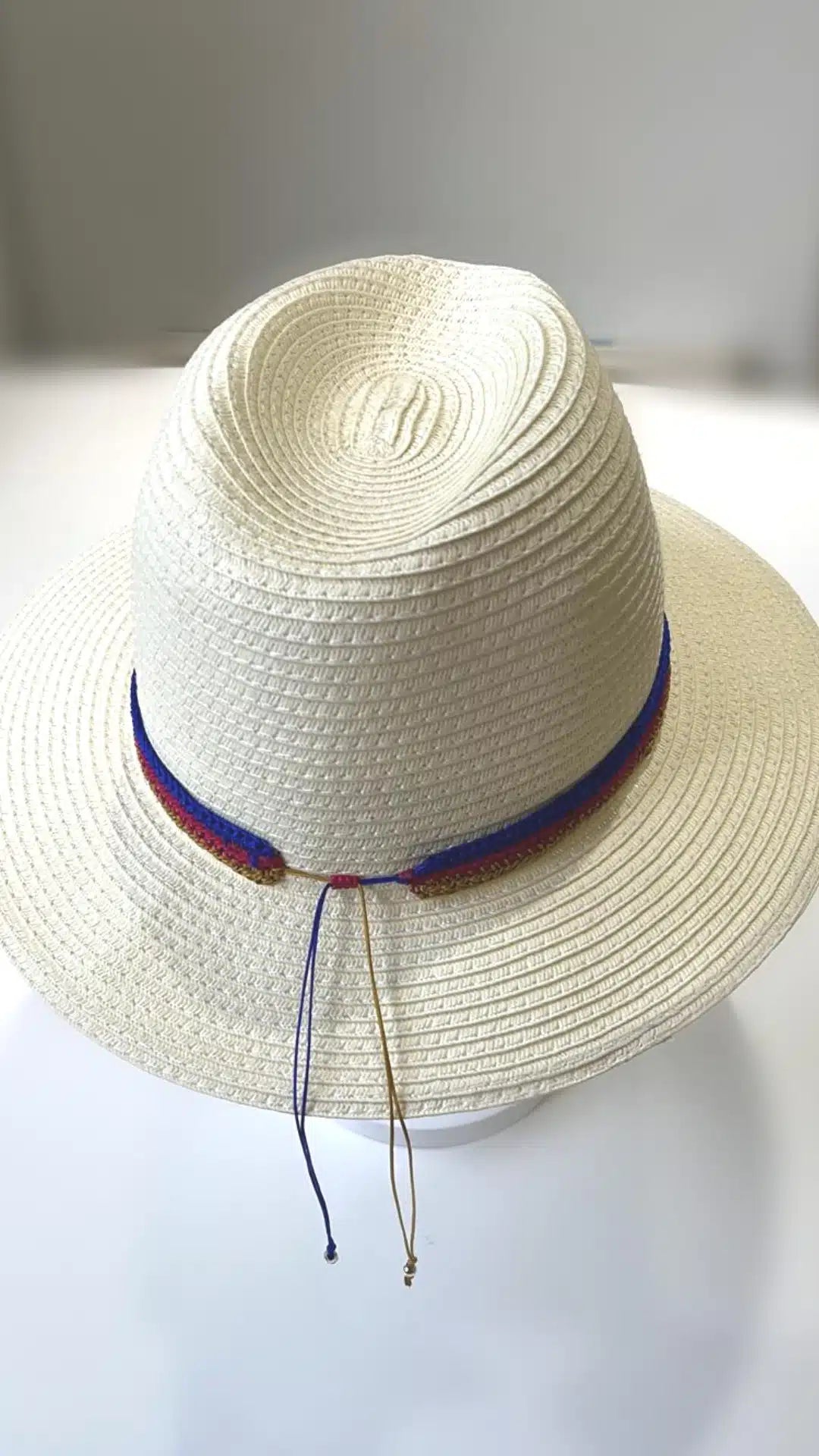 Polycotton Trilby Panama Hat - Lacorine Luxury Sustainable Alpaca