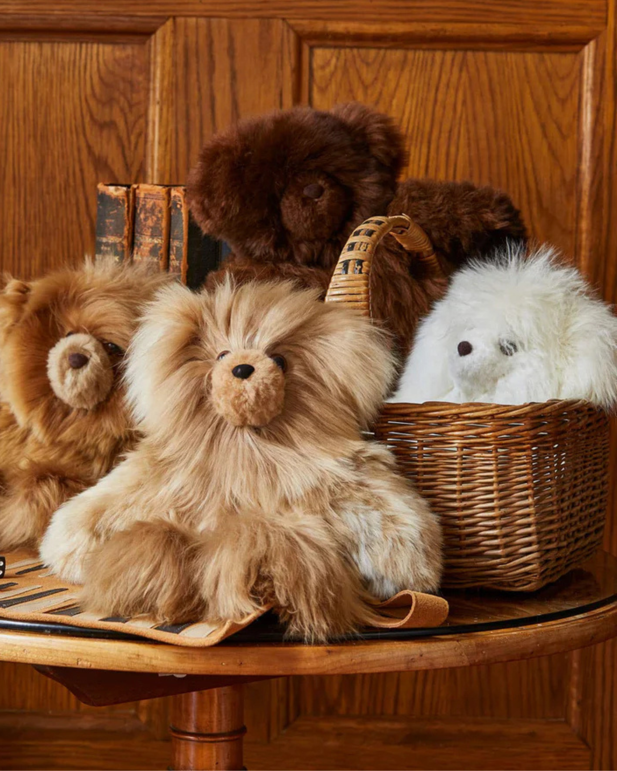 Limited Edition Rocco Teddy Bear in White - Lacorine Luxury Sustainable Alpaca