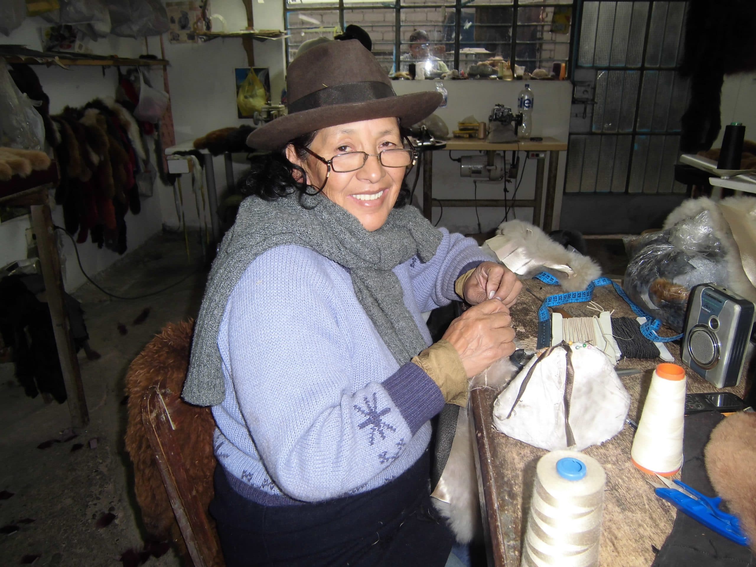 Behind the scenes at Lacorine - Peruvian artisans at work