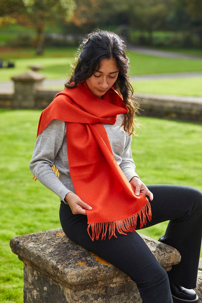 Fine Alpaca Knit Scarf - Lacorine Luxury Sustainable Alpaca