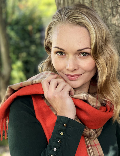 Fine Alpaca Knit Scarf - Lacorine Luxury Sustainable Alpaca