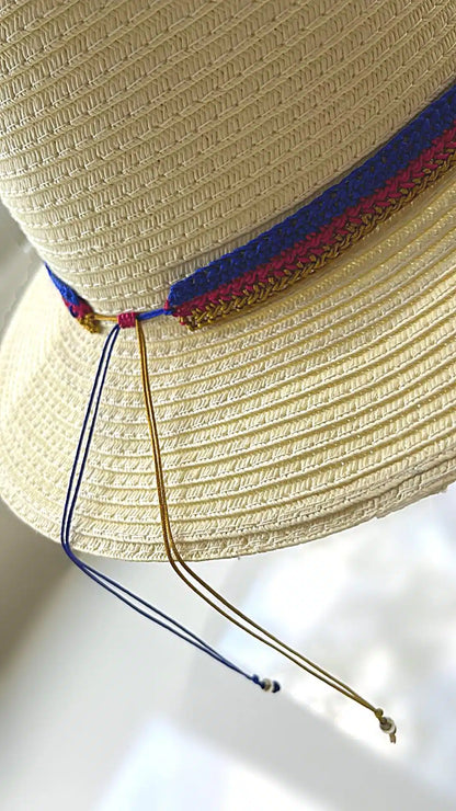 Polycotton Trilby Panama Hat - Lacorine Luxury Sustainable Alpaca