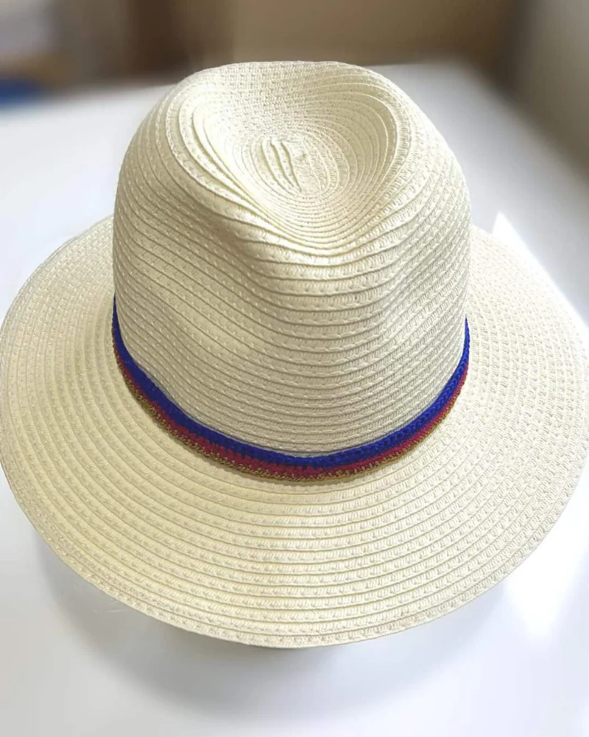 Polycotton Trilby Panama Hat - Lacorine Luxury Sustainable Alpaca