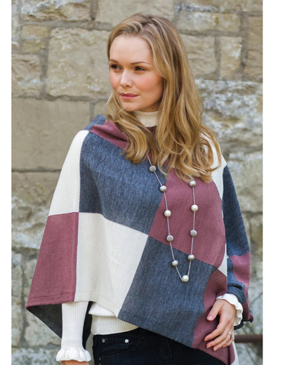 Portofino Alpaca Poncho - Lacorine Luxury Sustainable Alpaca