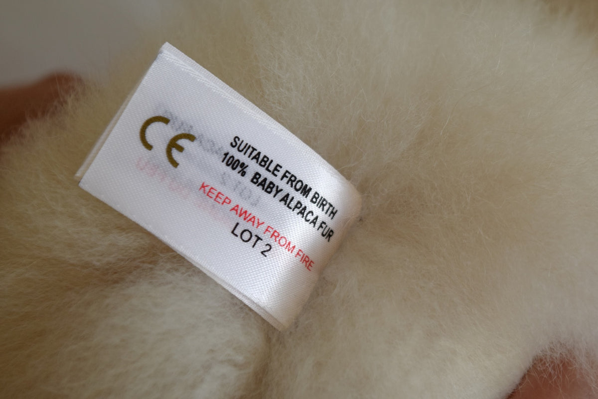 Super Luxe Corinne Alpaca Fur Teddy Bear