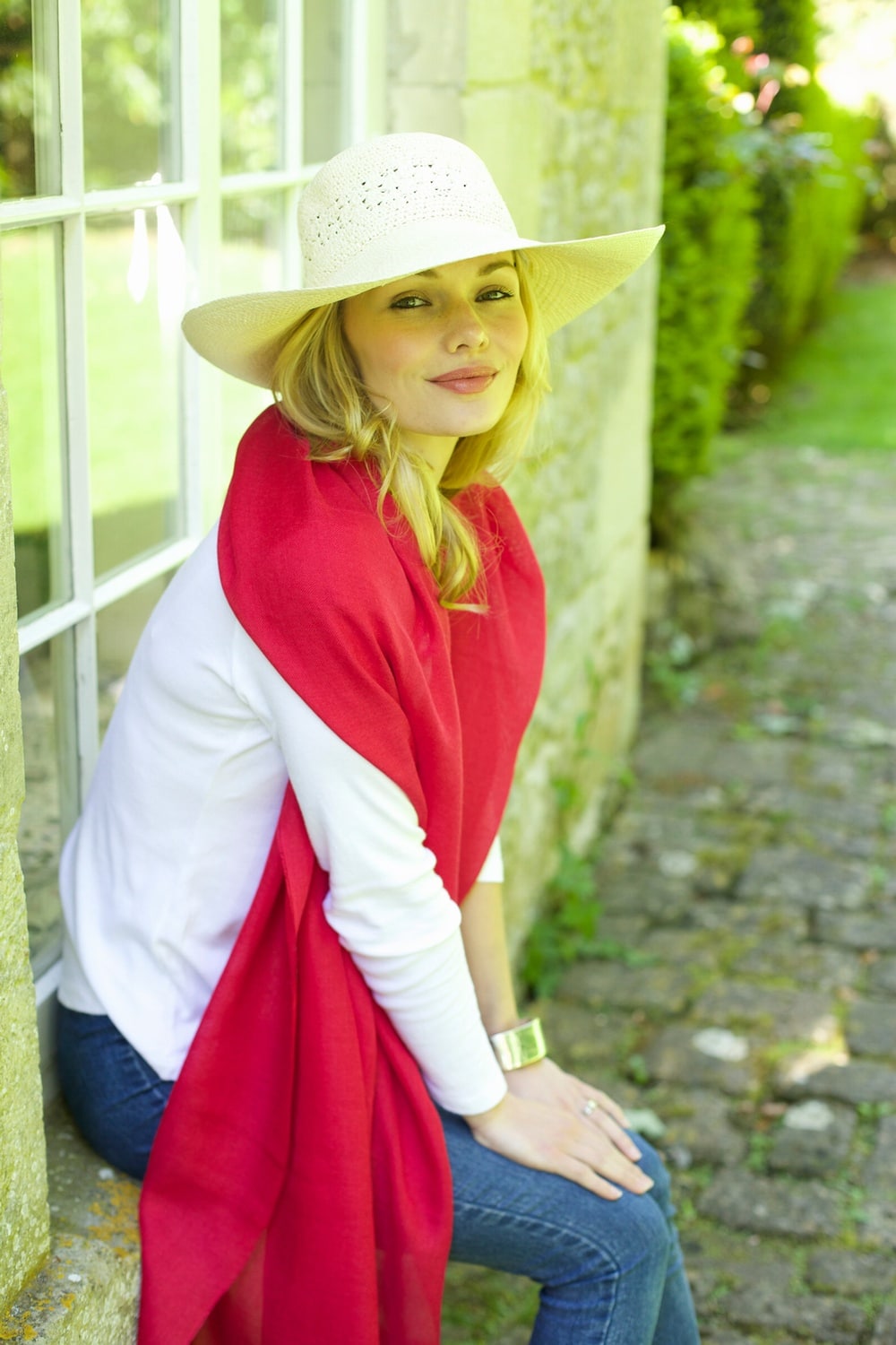 Lacorine crochet crown Panama hat with wide brim and natural fibers, stylish and sustainable luxury accessory.