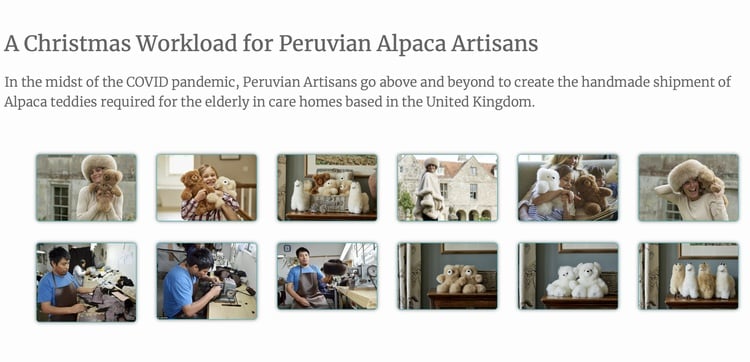 A Christmas Workload for Peruvian Alpaca Artisans